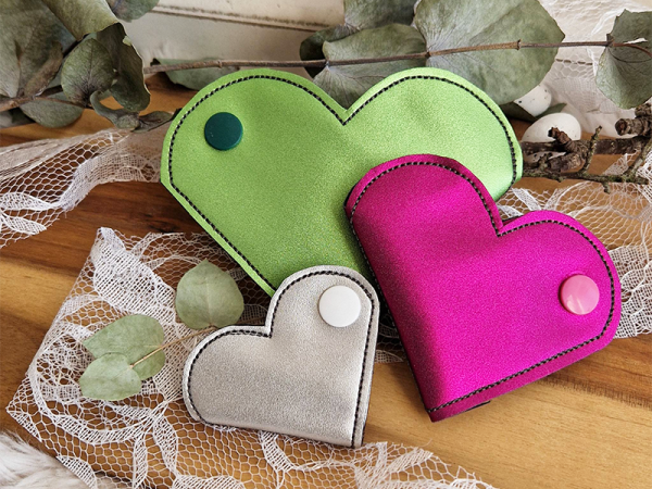 Kabelbinder Herzen - ITH-Stickdatei